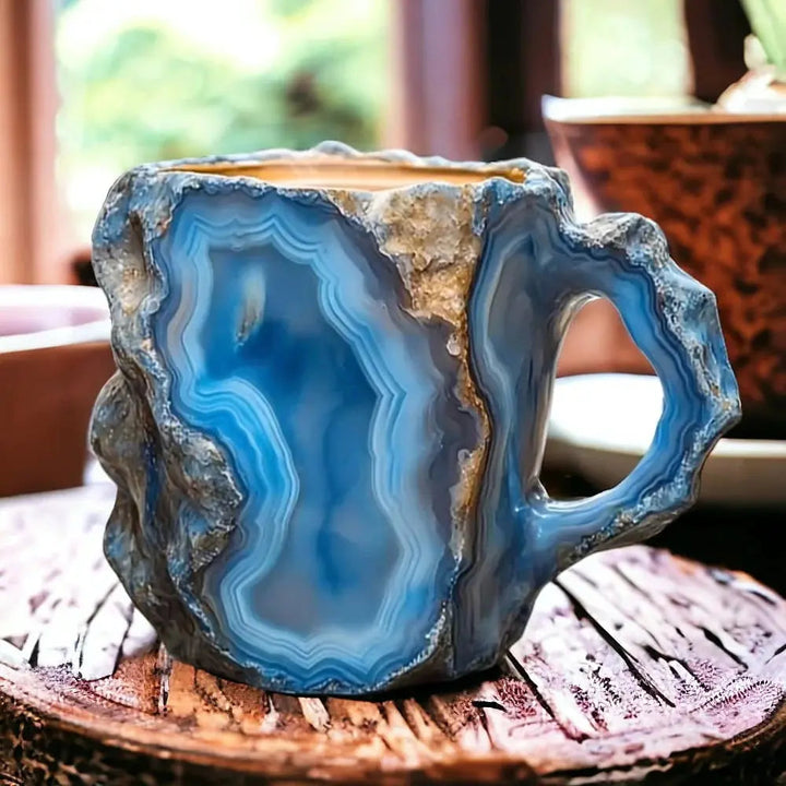 Tazze da Caffè in Minerale Infuso di Cristallo